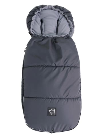 Kaiser Naturfellprodukte Thermo-Fußsack "Lukky" in Anthrazit - (L)105 x (B)45 cm