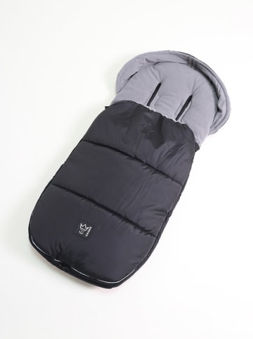 Kaiser Naturfellprodukte Thermo-Fußsack "Lukky" in Schwarz - (L)105 x (B)45 cm