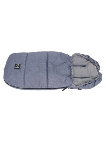 Kaiser Naturfellprodukte Thermo-Fußsack "Lukky" in Blau - (L)105 x (B)45 cm