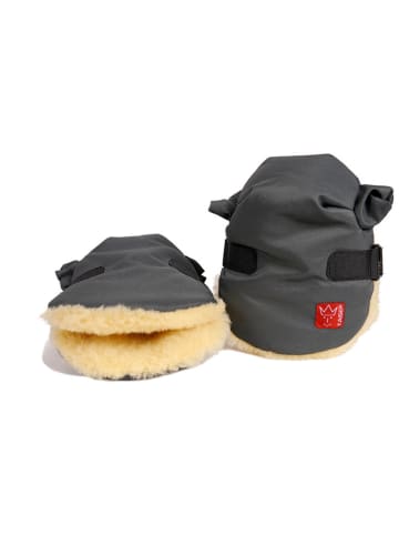 Kaiser Naturfellprodukte Handwarmer met lamsvacht "Twoolly" antraciet