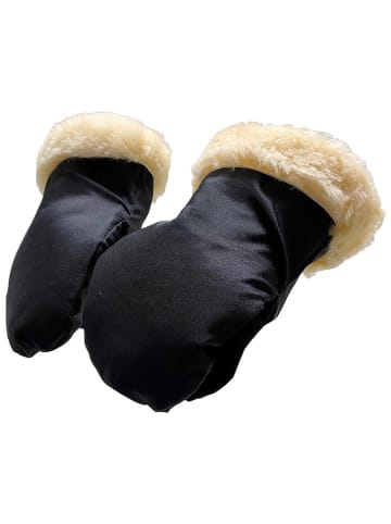 Kaiser Naturfellprodukte Lammfell-Handwärmer "Stroller Mitt" in Schwarz