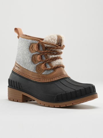 Kamik Winterstiefel "Siennalo" in Hellbraun/ Grau/ Schwarz