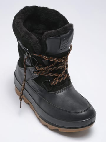 Kamik Leder-Winterstiefel "Celestem" in Schwarz