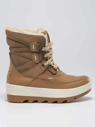 Kamik Leder-Winterstiefel "Celestem" in Hellbraun