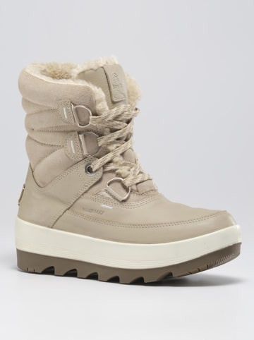 Kamik Leder-Winterstiefel "Celestem" in Beige