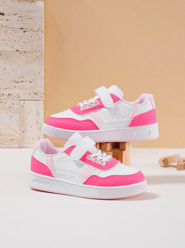Rock & Joy Sneakers in Weiß/ Pink