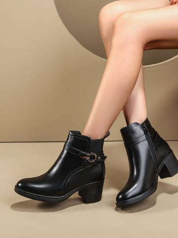 C'M Ankle-Boots in Schwarz