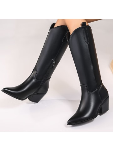 C'M Stiefel in Schwarz