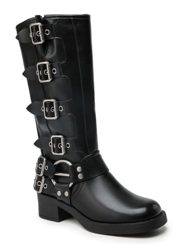 C'M Stiefel in Schwarz