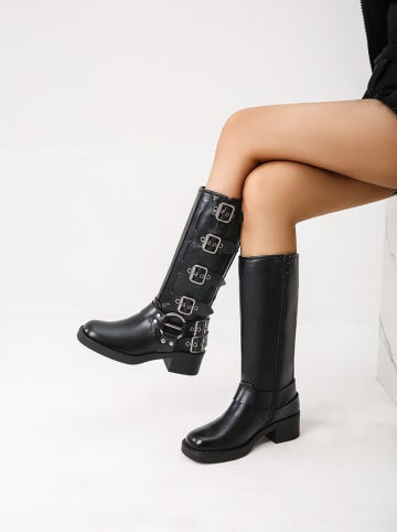 C'M Stiefel in Schwarz