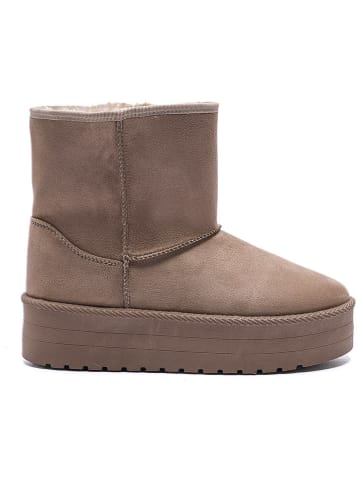 C'M Boots in Hellbraun/ Grau