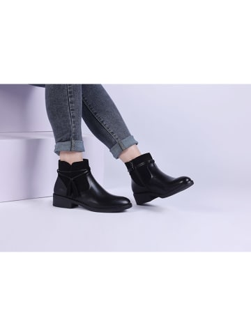 C'M Ankle-Boots in Schwarz