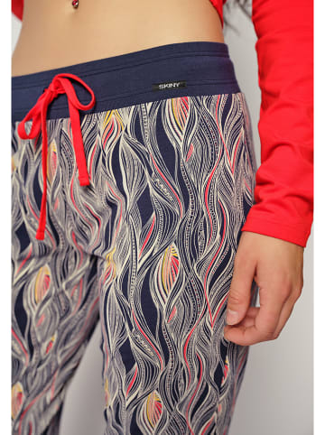 Skiny Pyjama-Hose in Dunkelblau