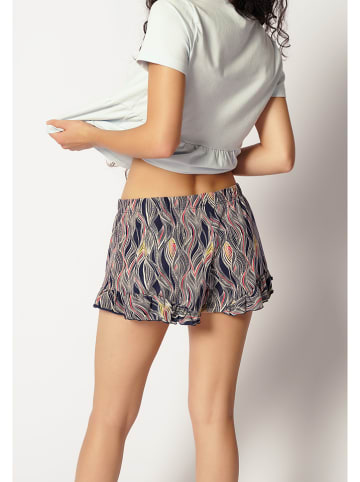 Skiny Pyjamashort donkerblauw