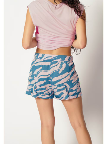 Skiny Pyjamashort blauw