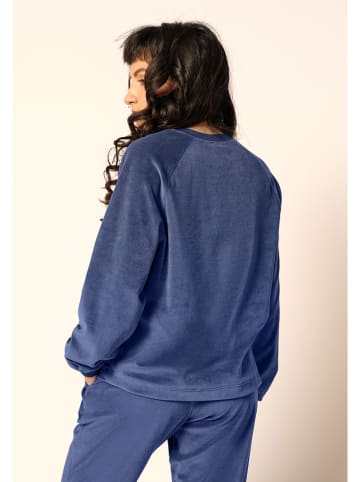 Skiny Pyjamatop donkerblauw