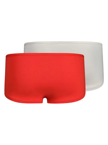 Skiny 2-delige set: hipsters crème/rood