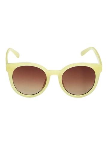 MOSS COPENHAGEN Damskie okulary przeciwsłoneczne w kolorze jasnobrązowo-żółtym