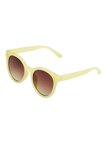 MOSS COPENHAGEN Damskie okulary przeciwsłoneczne w kolorze jasnobrązowo-żółtym