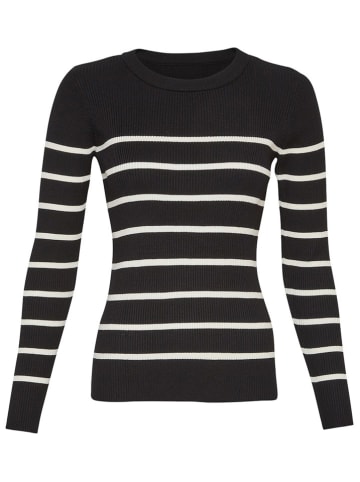 MOSS COPENHAGEN Sweter "Harike" w kolorze czarno-białym
