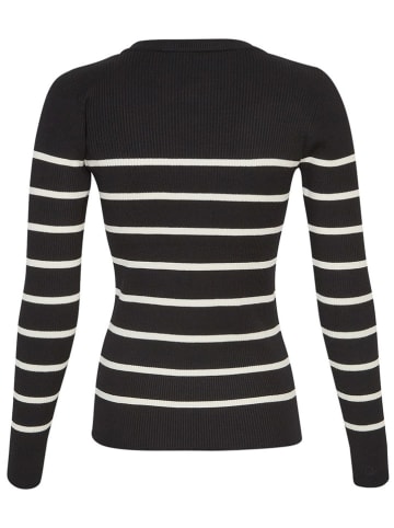 MOSS COPENHAGEN Sweter "Harike" w kolorze czarno-białym