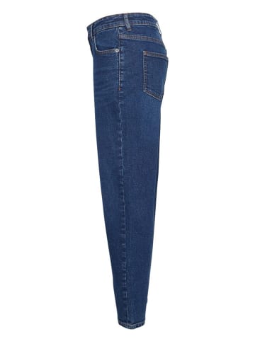 MOSS COPENHAGEN Jeans "Evolet Rikka" - Tapered Fit - in Blau