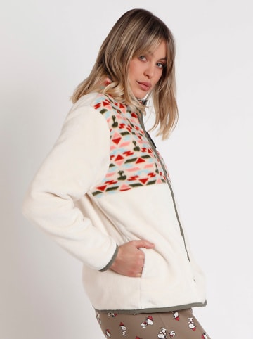 Peanuts Fleecejacke in Creme