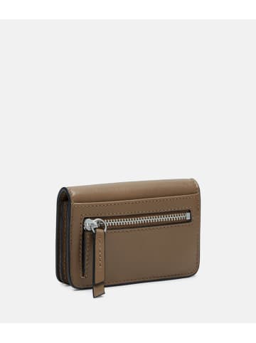 LIEBESKIND BERLIN Leder-Geldbörse in Hellbraun - (B)18 x (H)12 x (T)4 cm