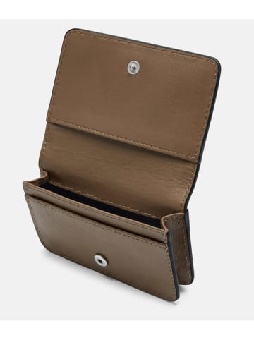 LIEBESKIND BERLIN Leder-Geldbörse in Hellbraun - (B)18 x (H)12 x (T)4 cm