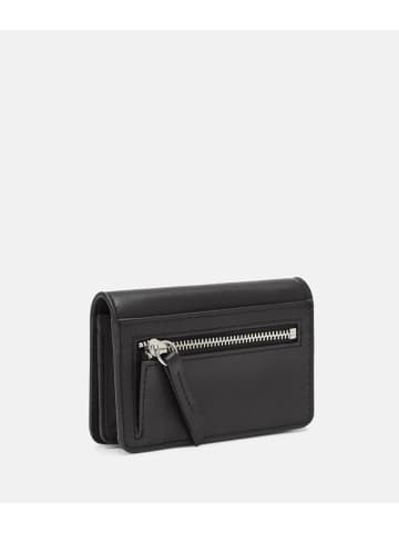 LIEBESKIND BERLIN Leder-Geldbörse in Schwarz - (B)18 x (H)12 x (T)4 cm