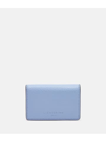 LIEBESKIND BERLIN Leder-Geldbörse in Hellblau - (B)18 x (H)12 x (T)4 cm