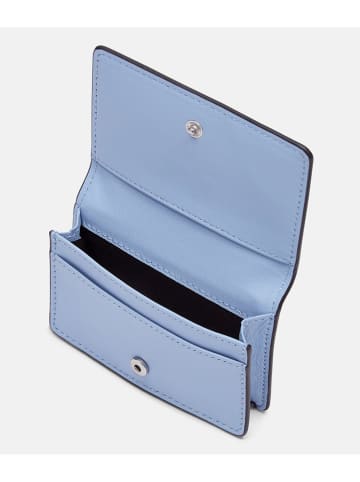 LIEBESKIND BERLIN Leder-Geldbörse in Hellblau - (B)18 x (H)12 x (T)4 cm