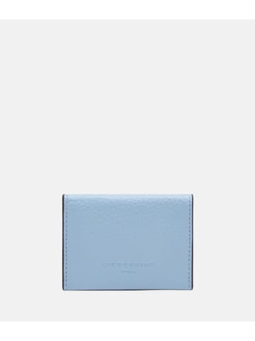 LIEBESKIND BERLIN Skórzane etui w kolorze błękitnym na karty - 12 x 9 x 2 cm