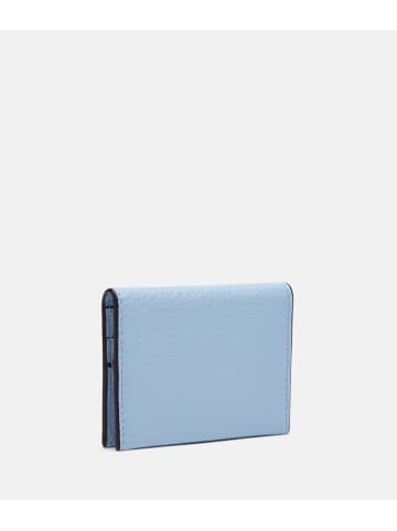 LIEBESKIND BERLIN Leder-Kartenetui in Hellblau - (B)12 x (H)9 x (T)2 cm