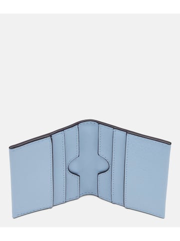 LIEBESKIND BERLIN Skórzane etui w kolorze błękitnym na karty - 12 x 9 x 2 cm