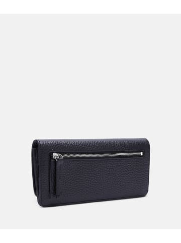 LIEBESKIND BERLIN Leder-Geldbörse in Dunkelblau - (B)18 x (H)12 x (T)4 cm