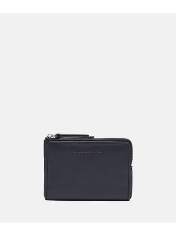 LIEBESKIND BERLIN Leder-Geldbörse in Dunkelblau - (B)18 x (H)12 x (T)4 cm
