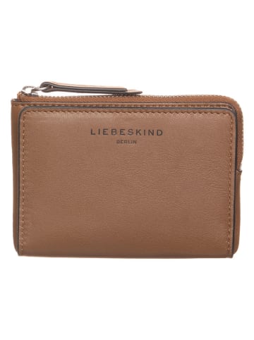 LIEBESKIND BERLIN Leder-Geldbörsen in Hellbraun - (L)13 x (B)9 x (T)2 cm