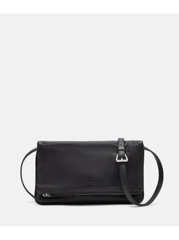 LIEBESKIND BERLIN Leren schoudertas zwart B 27 x H 18 x D 9 cm goedkoop kopen limango