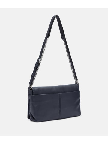 LIEBESKIND BERLIN Leder-Schultertasche in Dunkelblau - (B)27 x (H)18 x (T)9 cm