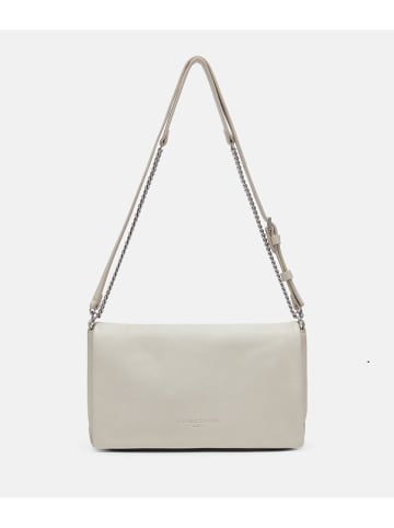 LIEBESKIND BERLIN Leren schoudertas crème - (B)27 x (H)18 x (D)9 cm