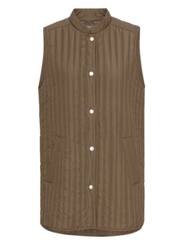 Ilse Jacobsen Kamizelka pikowana w kolorze brązowym