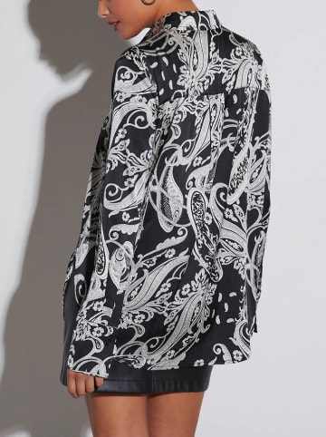 LA Angels Bluse in Schwarz/ Creme