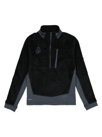 TERNUA Fleecepullover in Schwarz/ Anthrazit