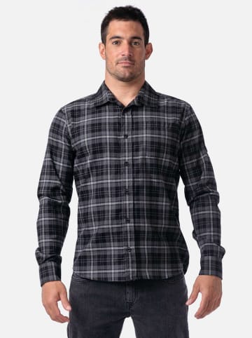 TERNUA Hemd "Grole" in Schwarz/ Grau