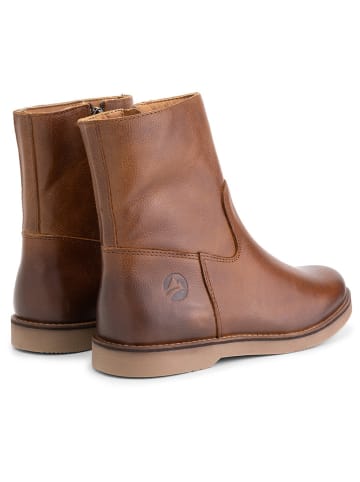 TRAVELIN' Leder-Boots "Beziers" in Hellbraun