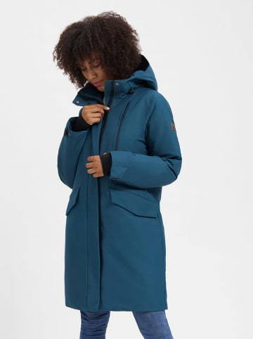 TRAVELIN' Parka "Bodil" w kolorze niebieskim