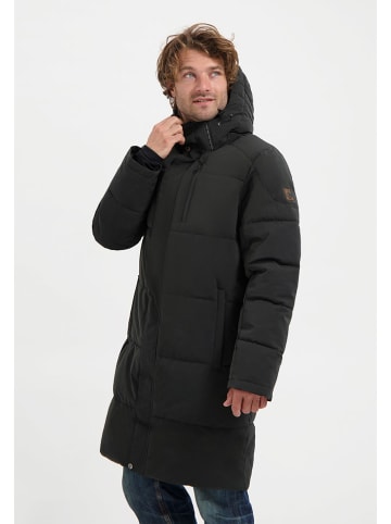 TRAVELIN' Wintermantel "Ludvig" in Schwarz