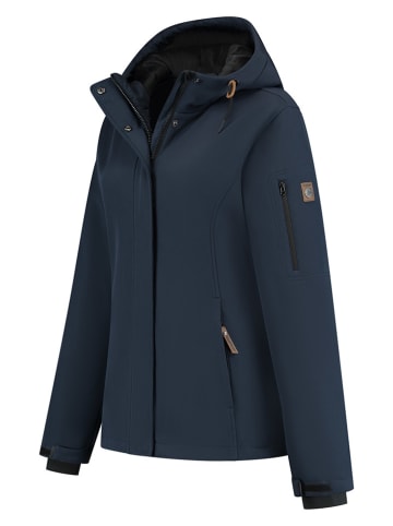 TRAVELIN' Softshelljas "Mette" donkerblauw