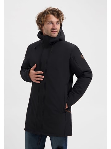 TRAVELIN' Softshelljacke "Ribe" in Schwarz